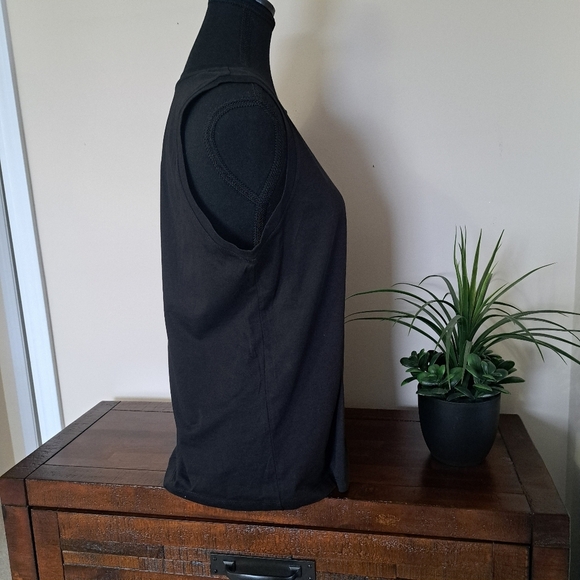 Kersh Tank Top Women’s Size Medium Black Sleeveless Top - Picture 7 of 11
